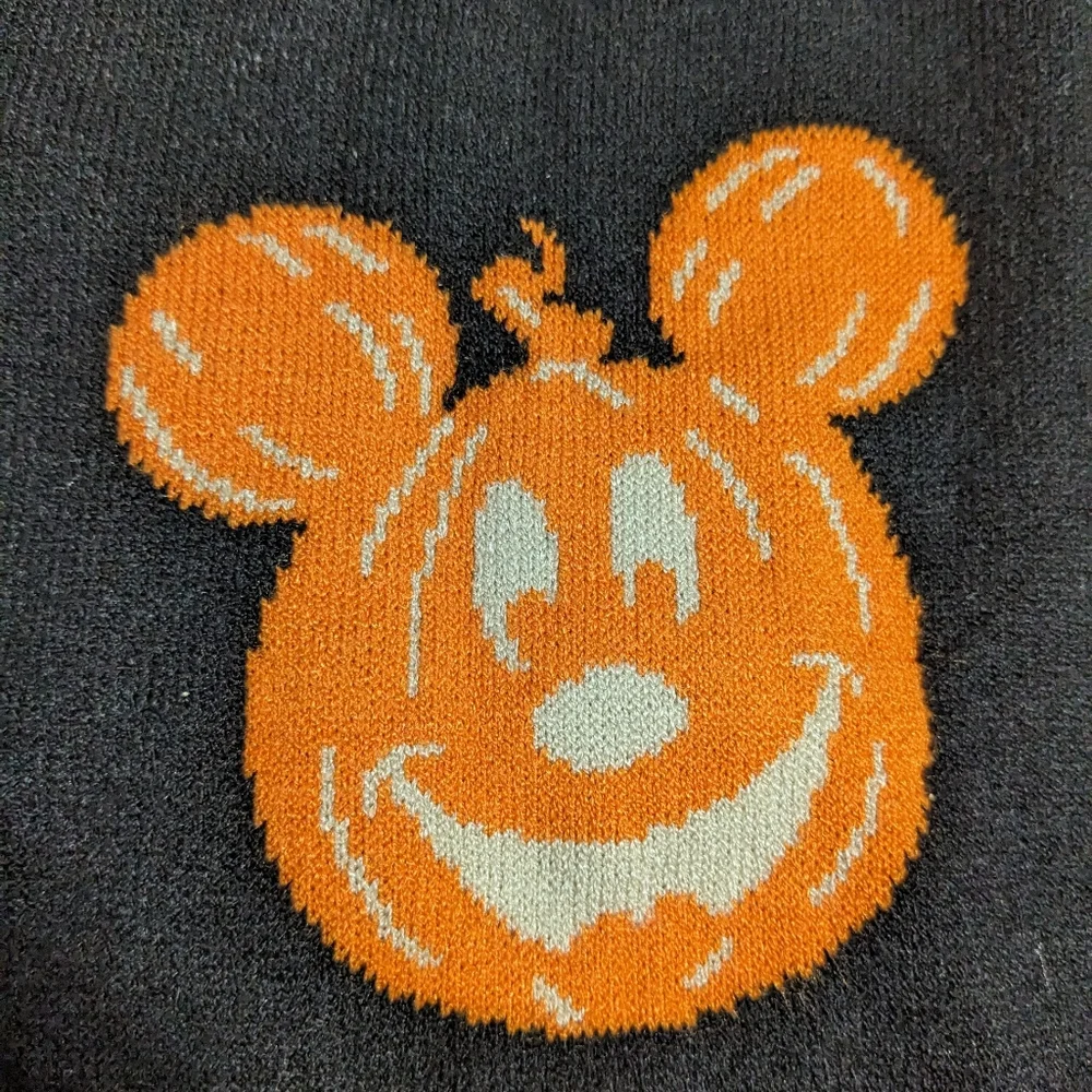 NWT! Disney Parks Her Universe Halloween Mickey Mouse Pumpkin Ribbon Cardigan M - Picture 7 of 16